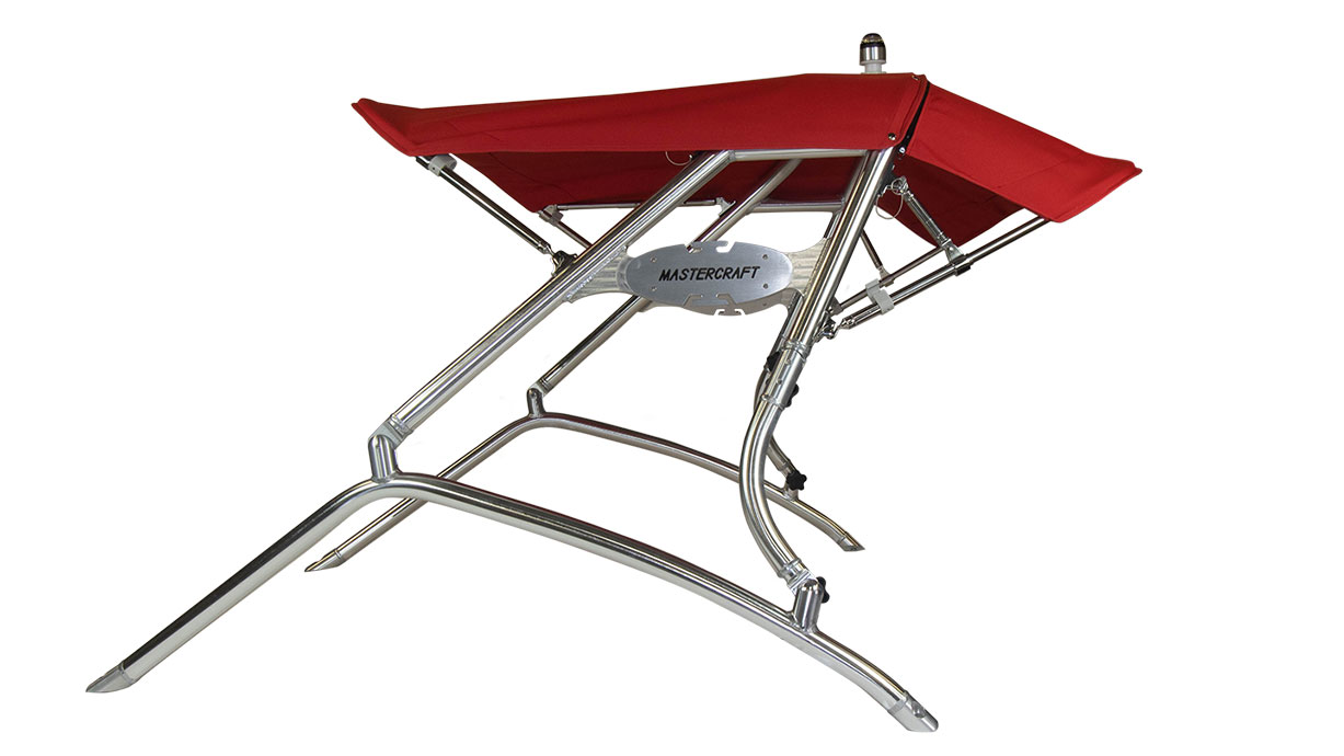 new dimension towers bimini top on mastercraft tower logo red bimini