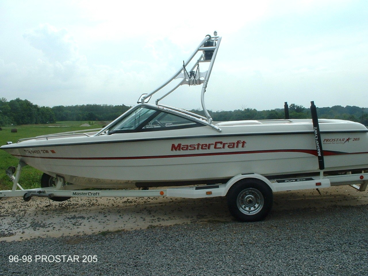 main view for 96 - 98 mastercraft prostar 205 with new dimension tower