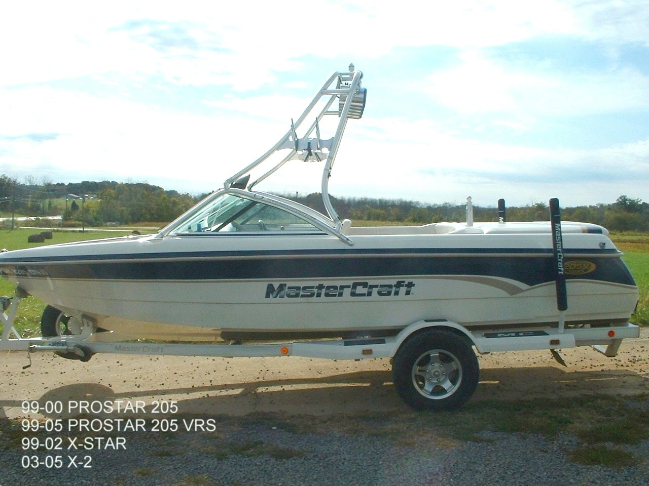 main view of 99 - 00 mastercraft prostar 205